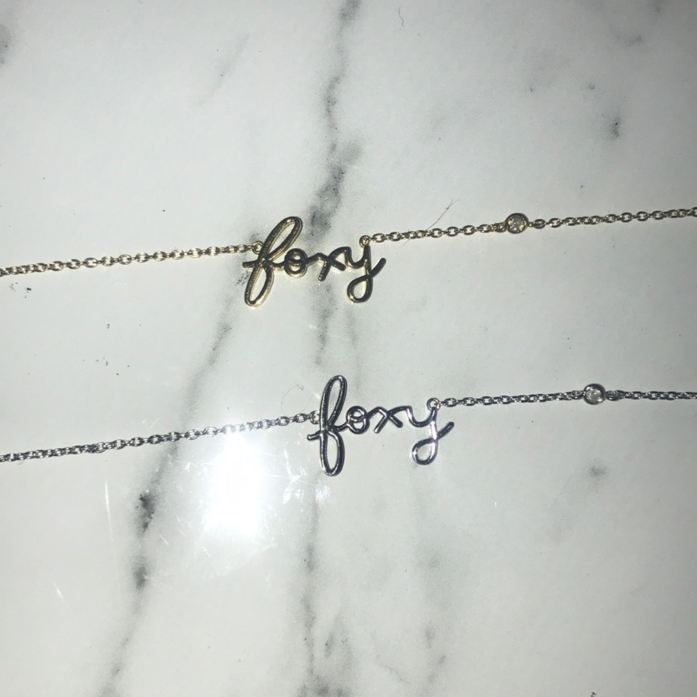 *Diamond Bezel* SHY by Sydney Evan Foxy Necklace